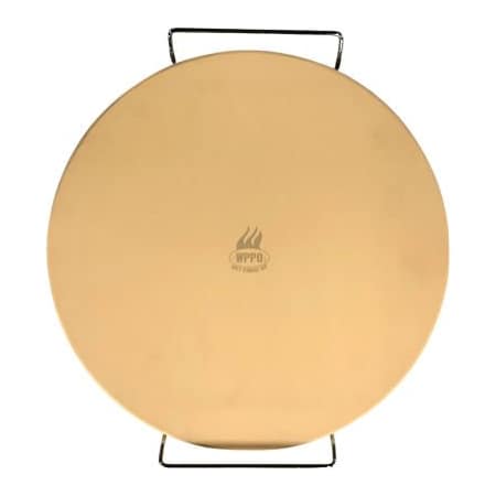 Wppo WPPO Pizza Stone with Metal Rack, 1.5 cm Thickness, 15in WKST-15R